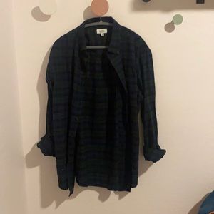 Blue, green and black Flannel!